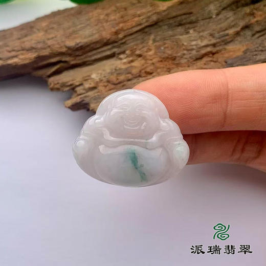 派瑞翡翠 翡翠佛 糯种 飘花 商品图3