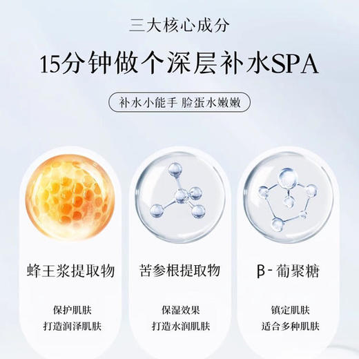 韩国进口彩虹莱妃尔蜂皇浆水润面膜10片 商品图2