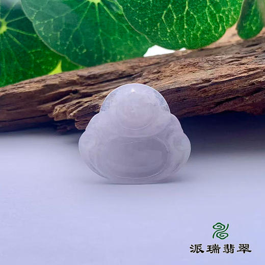 派瑞翡翠 翡翠佛 糯种 飘翠 商品图3
