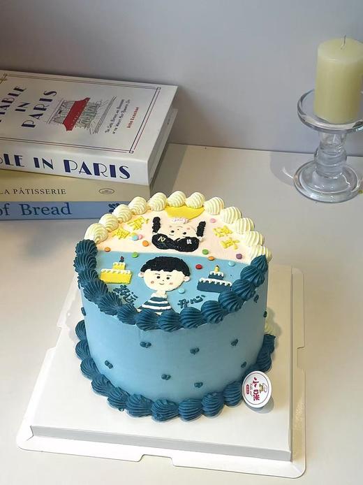 姐弟绘画蛋糕 商品图0