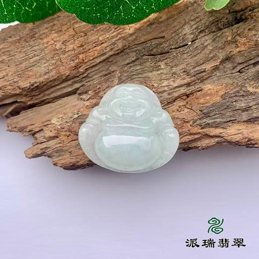 派瑞翡翠 翡翠佛 糯种 浅绿 商品图1