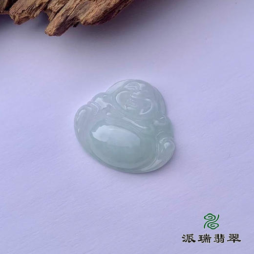 派瑞翡翠 翡翠佛 糯种 浅绿 商品图3