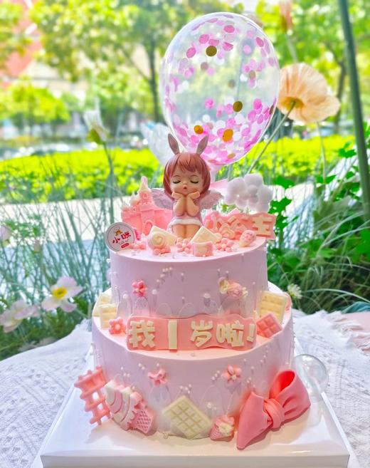 安妮宝贝气球蛋糕（下单备注岁数） 商品图0