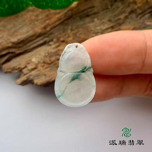 派瑞翡翠 翡翠挂件 糯种 飘翠 商品图3