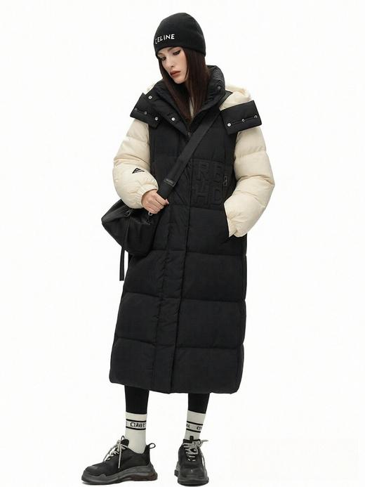 亏本清货，只有这件了！3599元！原标原吊牌发货！ 罗宾汉6978 绒子含量90% 撞色羽绒服-喜出 商品图3