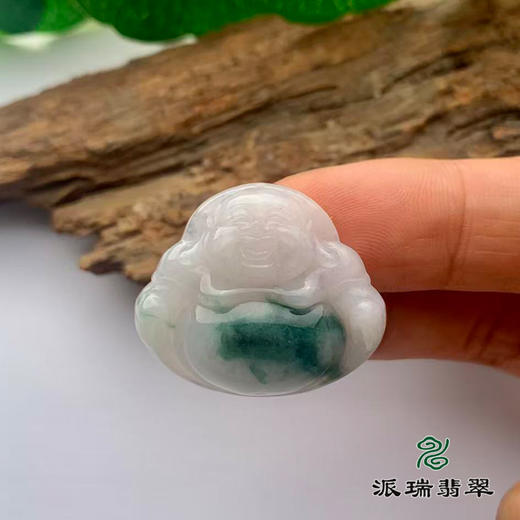 派瑞翡翠 翡翠佛 糯种 飘花 商品图2
