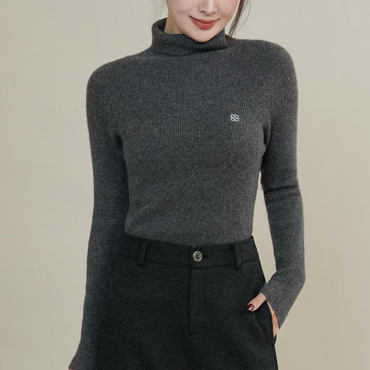 【预售7天】良木礼山羊绒高领打底（D251101809） 商品图3