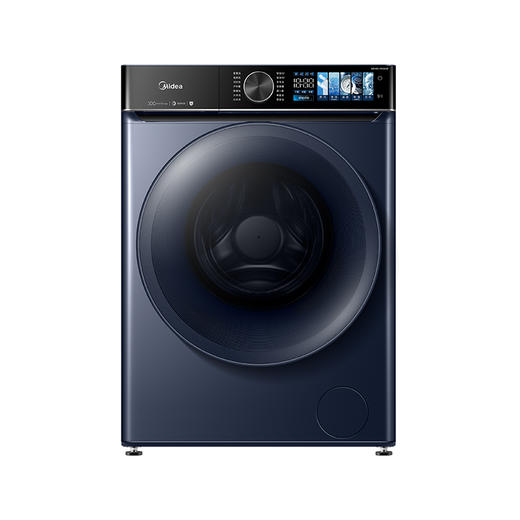 美的（252273)MG100-915IADE 滚筒洗衣机 墨石青 220V,1Ph 50Hz 转速1200 带银离子 商品图0