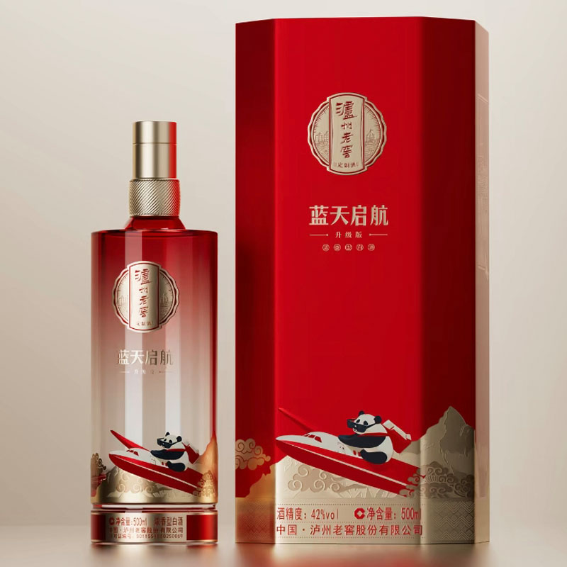 [白酒]泸州老窖蓝天启航42度500ml