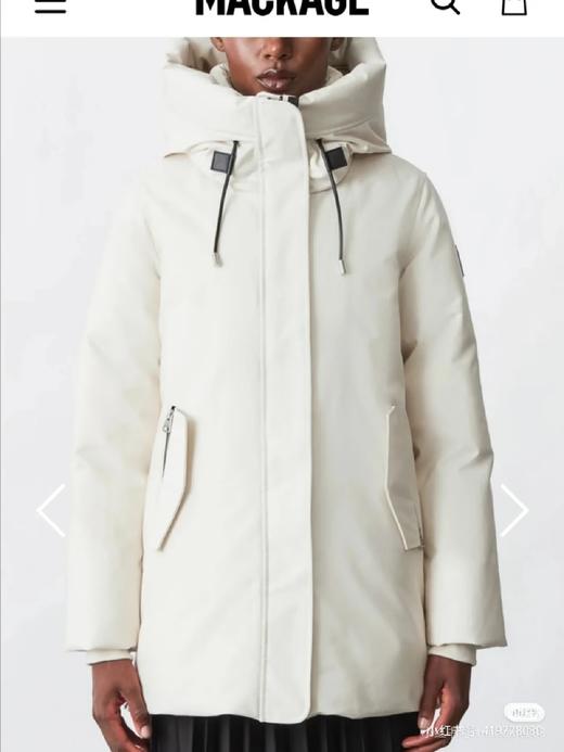 MACKAGE摩登专致系列女士 KINSLEE二合一连帽中长羽绒服派克大衣 商品图1
