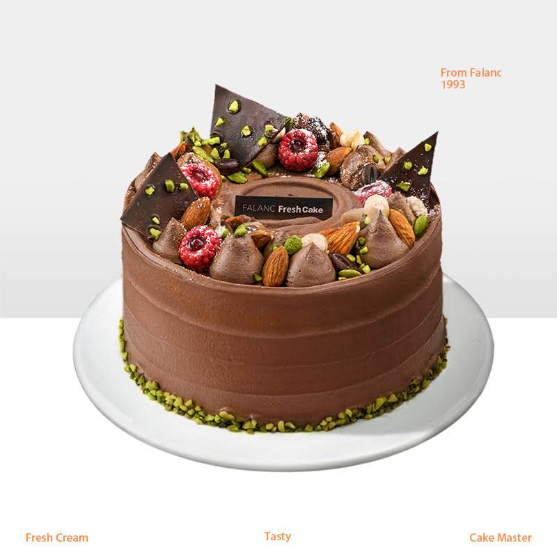 【可可莓果】双层慕斯夹心，三重浓郁风味 慕斯夹心蛋糕