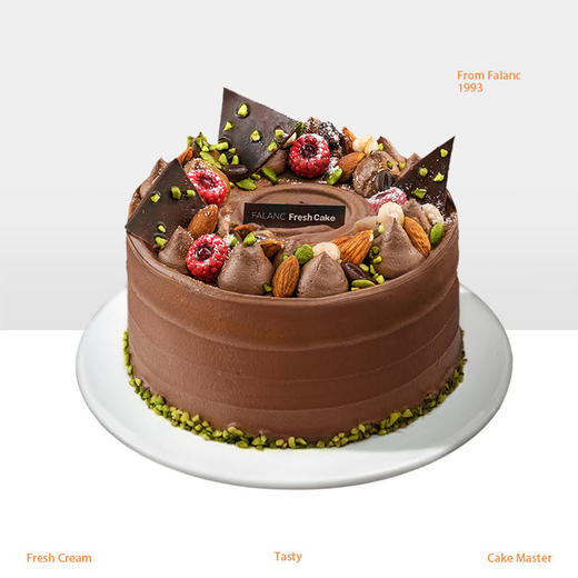 【可可莓果】双层慕斯夹心，三重浓郁风味 慕斯夹心蛋糕 商品图0