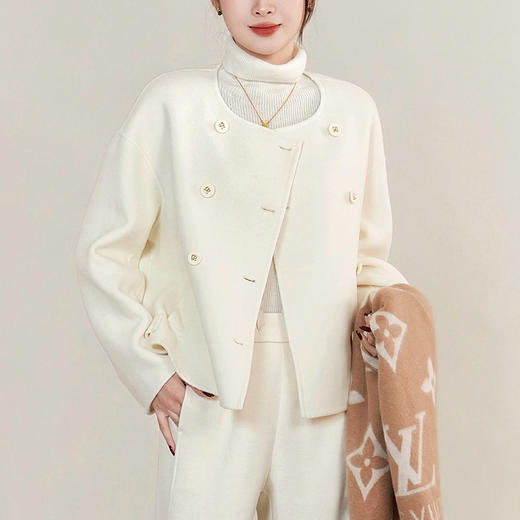 【特价不退换】【预售7天】良木礼羊毛外套（D2592639） 商品图3