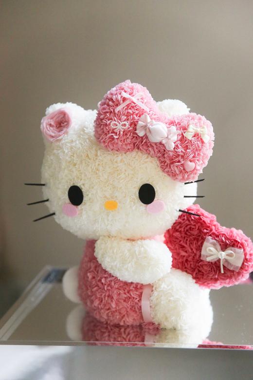 爱心kitty猫永生花 商品图0