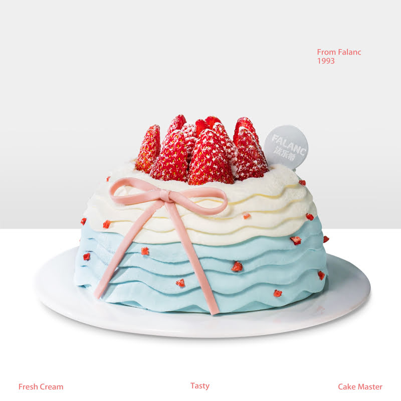 【雪顶莓莓】 酸甜风味，层层递进 0卡糖草莓芝士乳酸菌蛋糕