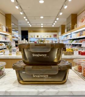 无折扣 美国康宁snapware保鲜盒琥珀色