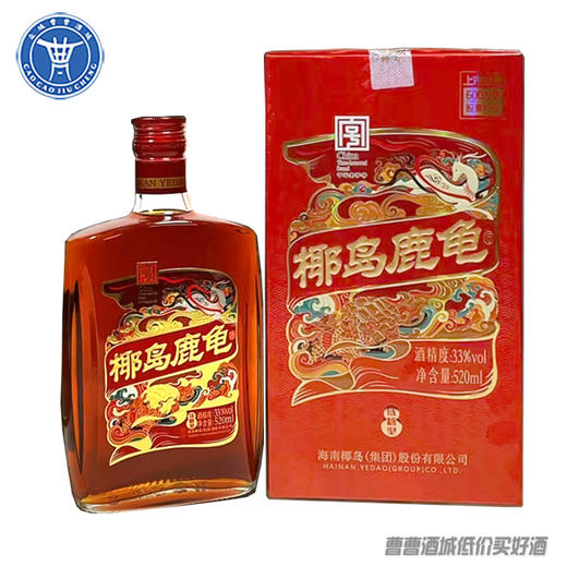 [保健酒]椰岛鹿龟酒33度520ml 商品图0