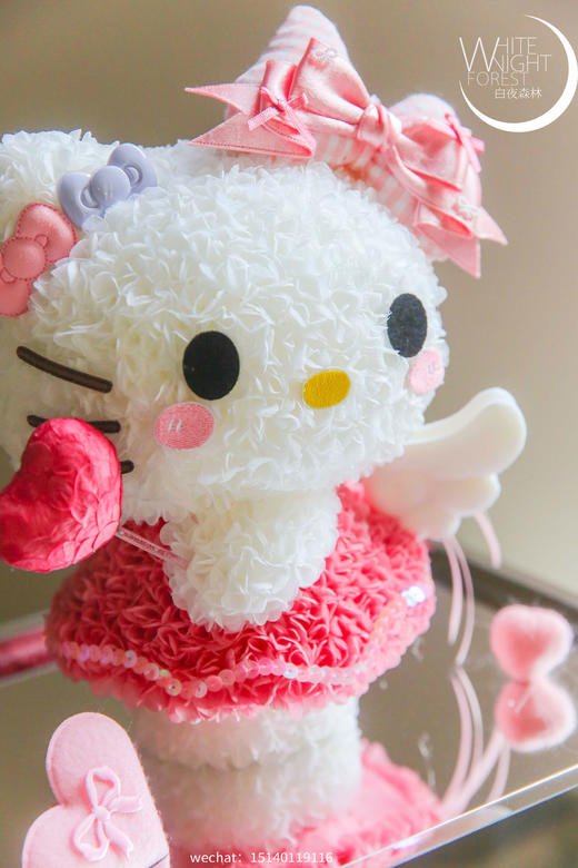 天使kitty猫永生花 商品图3