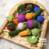 手工钩织果蔬耳环 | 合作生产* Hand-crocheted fruit and vegetable earrings| Partner Production 商品缩略图1