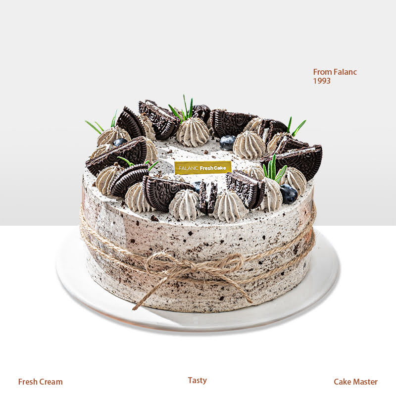 【海盐奥利奥】 慕斯夹心蛋糕