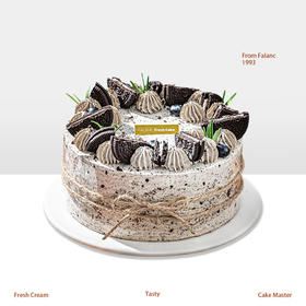 【海盐奥利奥】 慕斯夹心蛋糕