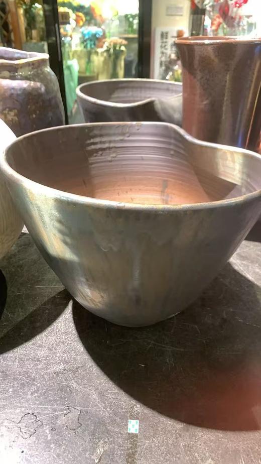 异形缺口手工盆 商品图0