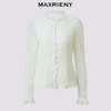 MAXRIENY2025秋衬衫法式宫廷衬衫端庄通勤衬衣优雅感收腰上衣(货号:MS86TP509) 商品缩略图4