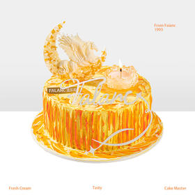 【天马行空】挽起月牙长弓 光芒贯穿天空 慕斯夹心蛋糕