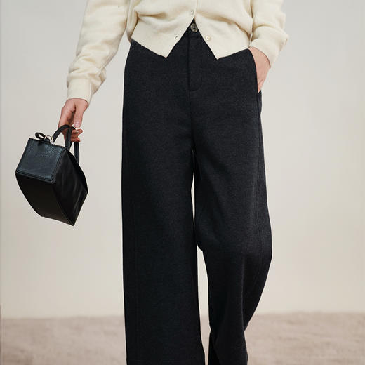 【特价不退换】【预售7天】良木礼绵羊毛休闲裤（冬豆包）（1263） 商品图2