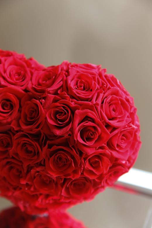 你是我的唯一悬浮心永生花礼盒红色款 商品图7