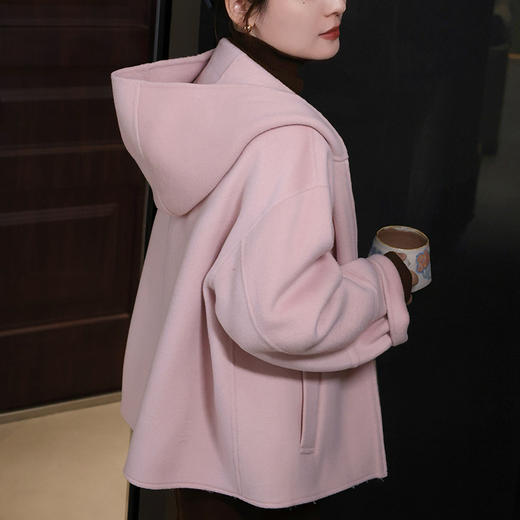 【预售7天】良木礼山羊绒连帽大衣（2653） 商品图1