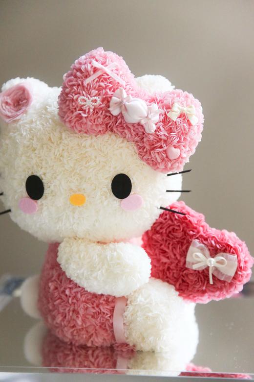 爱心kitty猫永生花 商品图1