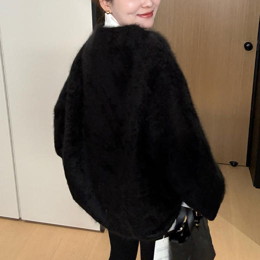 【特价不退换】【预售7天】良木礼山羊绒拉绒开衫（3908F） 商品图1