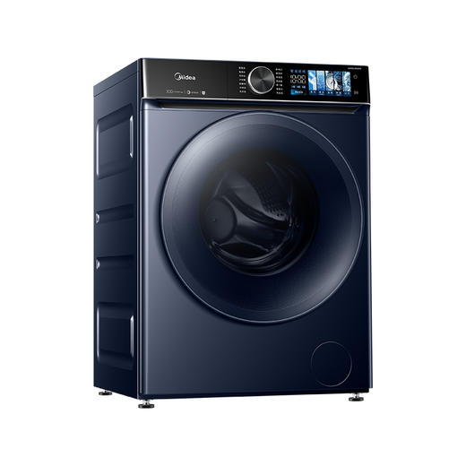 美的（252273)MG100-915IADE 滚筒洗衣机 墨石青 220V,1Ph 50Hz 转速1200 带银离子 商品图2
