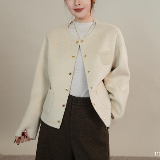 【特价不退不换】良木礼山羊绒短外套（D2511101） 商品图4