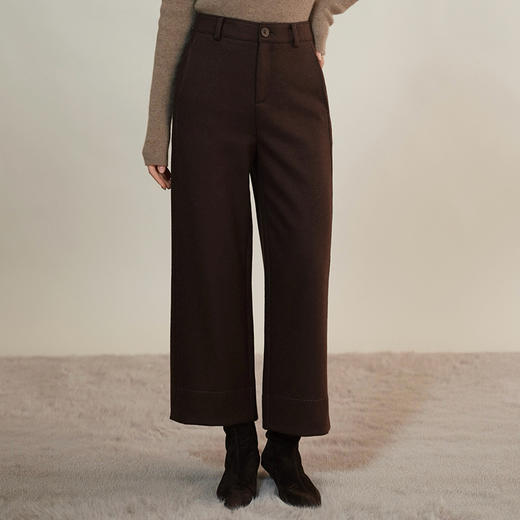 【特价不退换】【预售7天】良木礼绵羊毛休闲裤（冬豆包）（1263） 商品图1