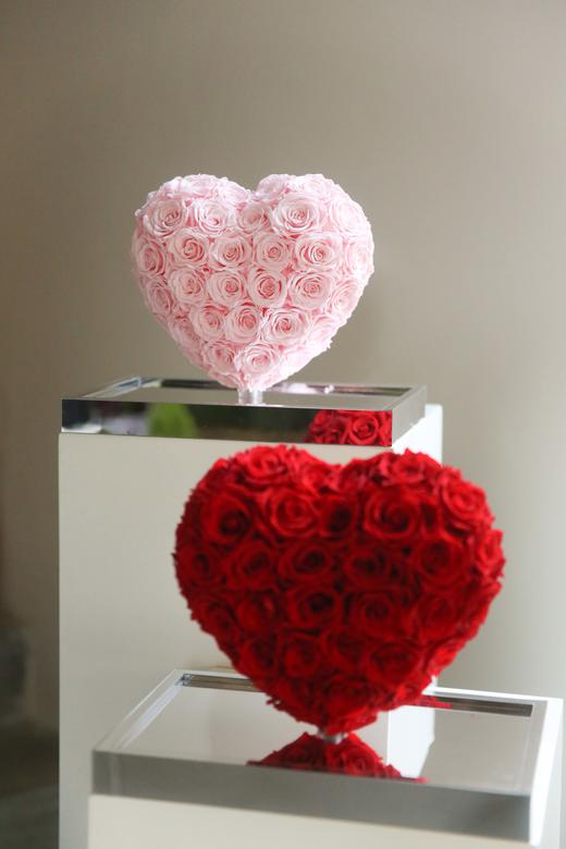 你是我的唯一悬浮心永生花礼盒粉色款 商品图5