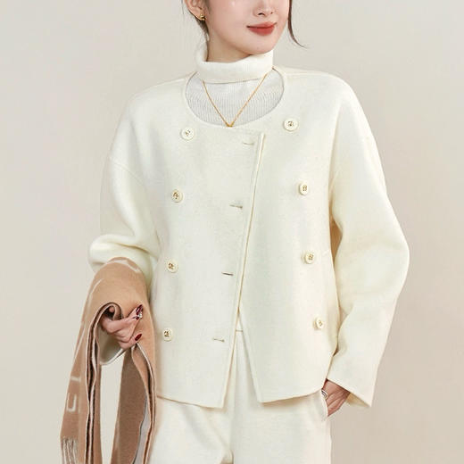 【特价不退换】【预售7天】良木礼羊毛外套（D2592639） 商品图7