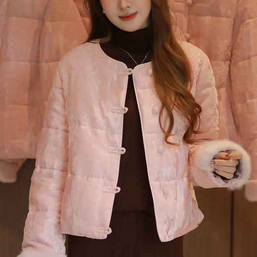 【特价不退换】【预售7天】良木礼水貂鹅绒服（D251103459） 商品图4