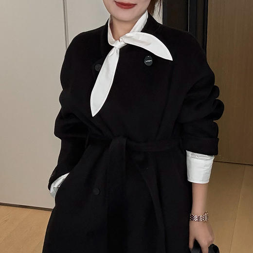 【特价不退换】【预售7天】良木礼山羊绒拉绒开衫（3908F） 商品图2