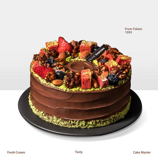 【可可迷雾森林】榛子焦糖巧克力黑森林  慕斯夹心蛋糕 商品图0