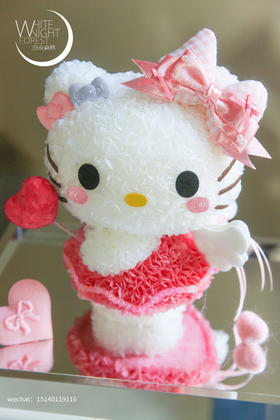 天使kitty猫永生花