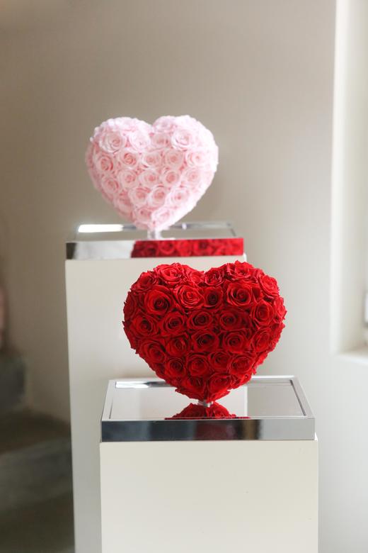 你是我的唯一悬浮心永生花礼盒红色款 商品图6