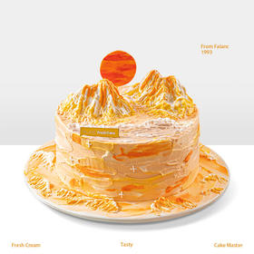 【日照金山】任山川变幻，岁月流转，历经洗礼，依旧璀璨。 慕斯夹心蛋糕