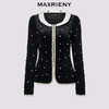 【宫廷巴洛克-商场同款】MAXRIENY宫廷风撞色钉珠外套女(货号:MC85JA600) 商品缩略图4