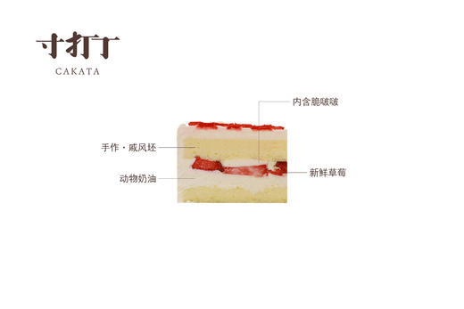 Hello·2026丨草莓啵啵奶油蛋糕（可备注少糖） 商品图3