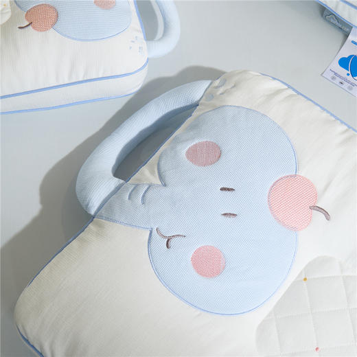 自然醒安抚小飞象亲子枕-卡通大象儿童枕头学生小象动物枕芯贴布绣枕XK 商品图9