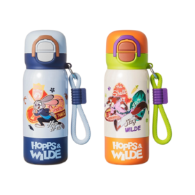 A-GERM-格米疯狂动物城趣享弹跳保温杯-联名带杯套