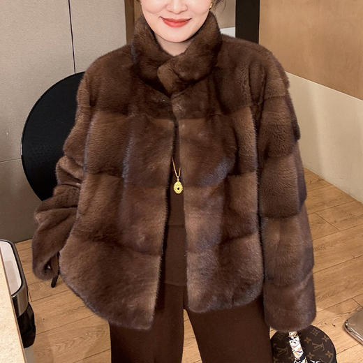 【预售7天】良木礼水貂外套(3327F) 商品图0