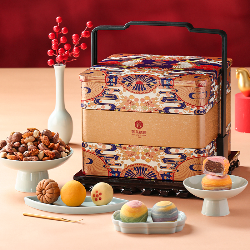 御茶膳房礼盒糕点点心坚果大礼包送礼送长辈新年高档礼品 典乐汉唐 正